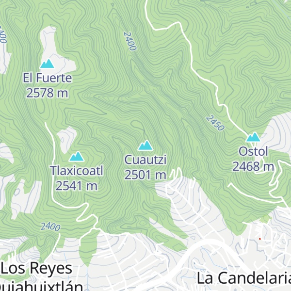 Map of Cuautzi