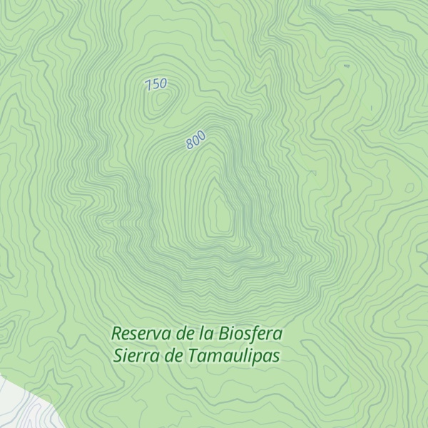 Map of Cerro Pico Granadilla