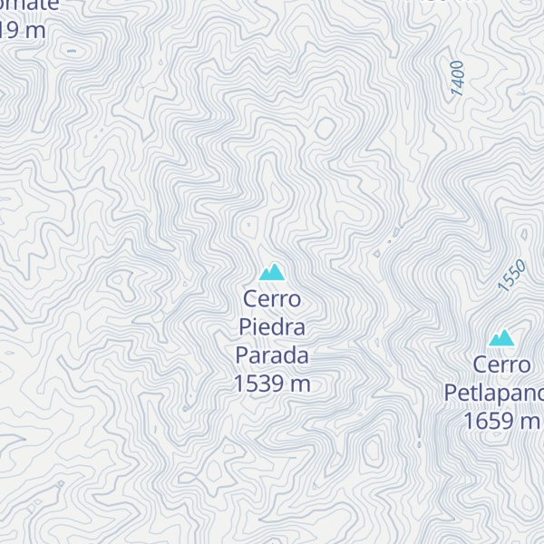Map of Cerro Piedra Parada