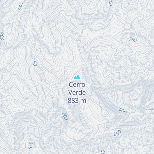 Map of Cerro Verde