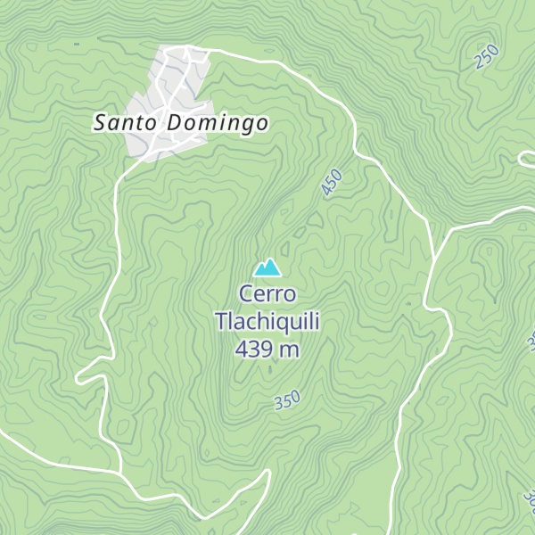 Map of Cerro Tlachiquili