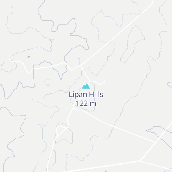 Map of Lipan Hills