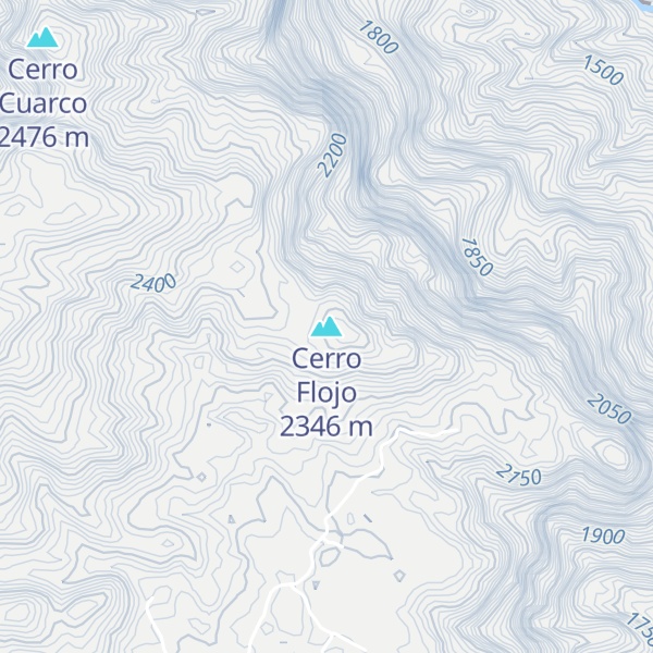 Map of Cerro Flojo