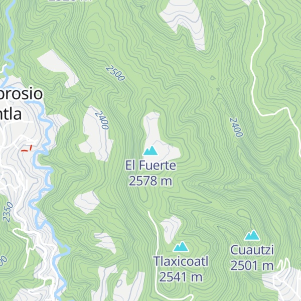 Map of El Fuerte