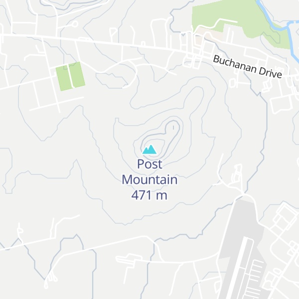 Map of Post Mountain