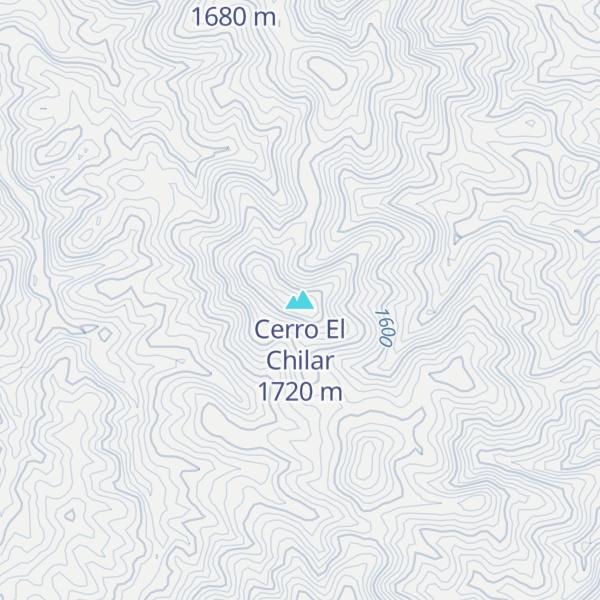 Map of Cerro El Chilar