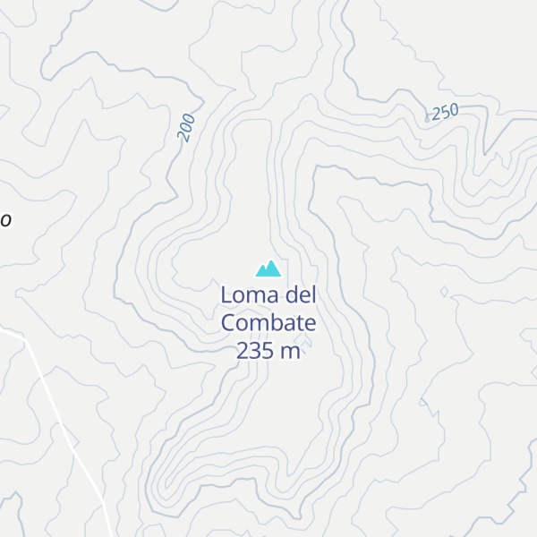 Map of Loma del Combate