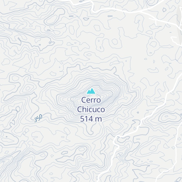 Map of Cerro Chicuco