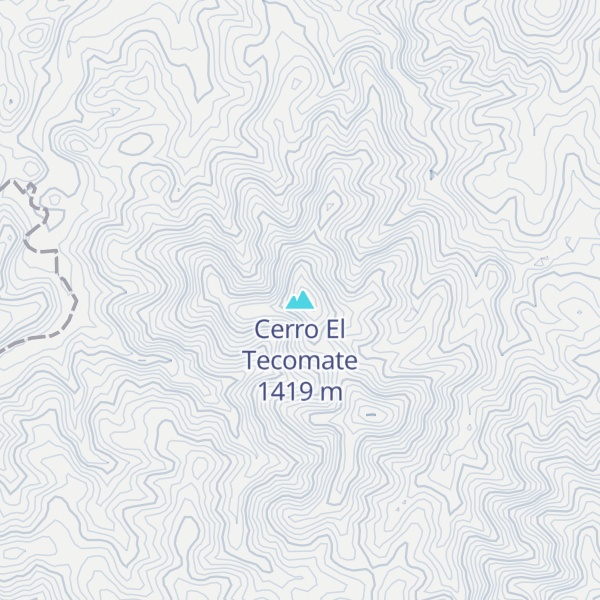 Map of Cerro El Tecomate