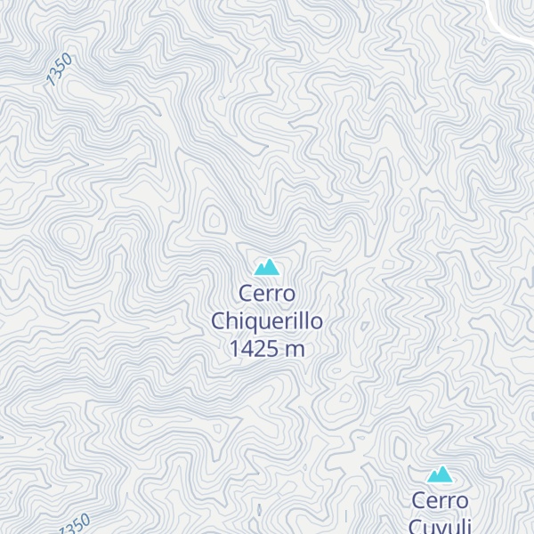Map of Cerro Chiquerillo