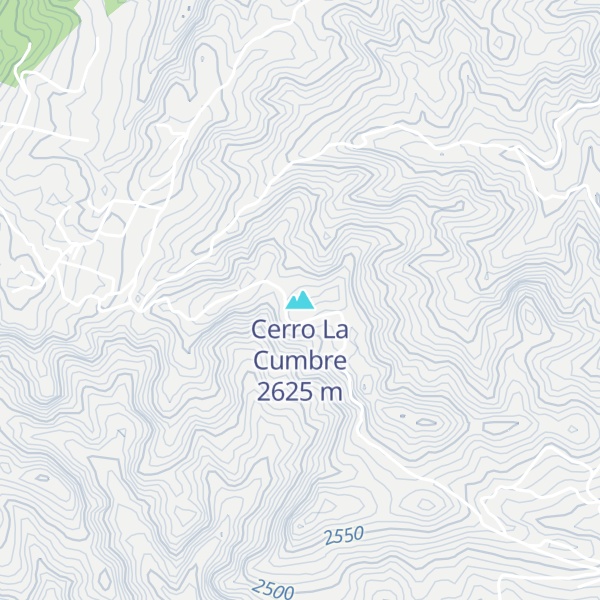 Map of Cerro La Cumbre