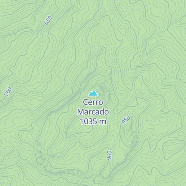 Map of Cerro Marcado