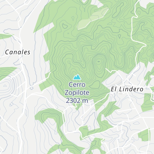 Map of Cerro Zopilote