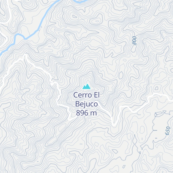Map of Cerro El Bejuco