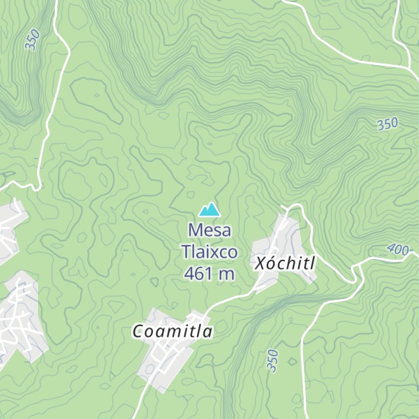 Map of Mesa Tlaixco