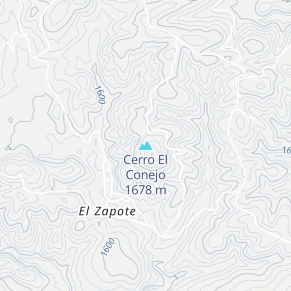Map of Cerro El Conejo