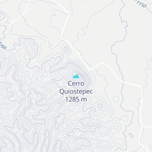 Map of Cerro Quiostepec