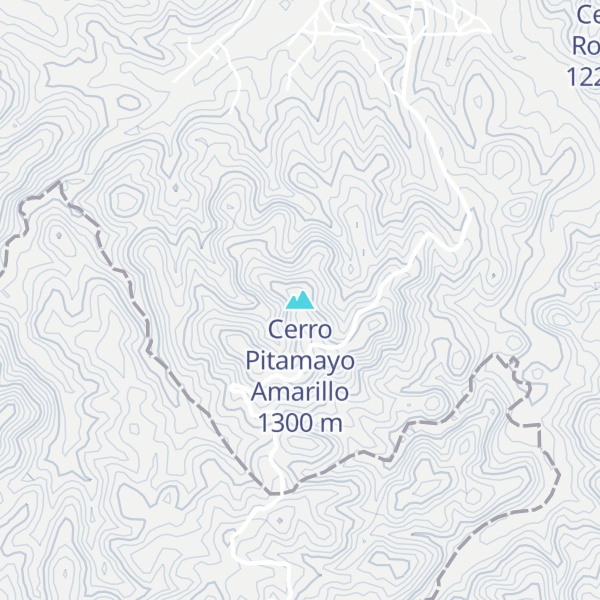 Map of Cerro Pitamayo Amarillo
