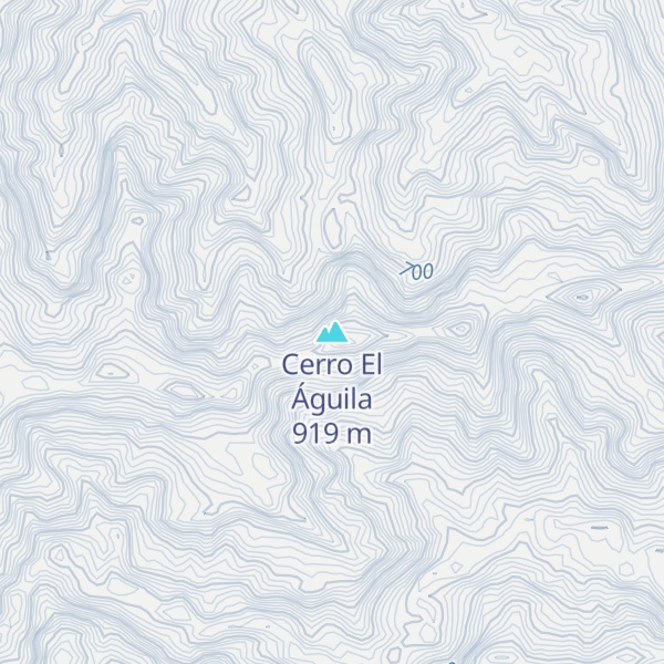 Map of Cerro El Águila