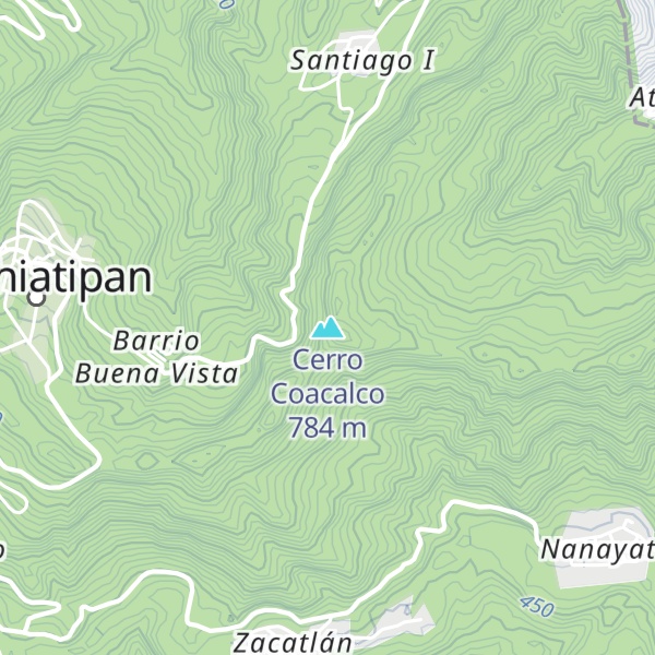 Map of Cerro Coacalco