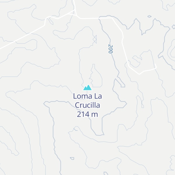 Map of Loma La Crucilla