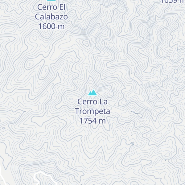 Map of Cerro La Trompeta