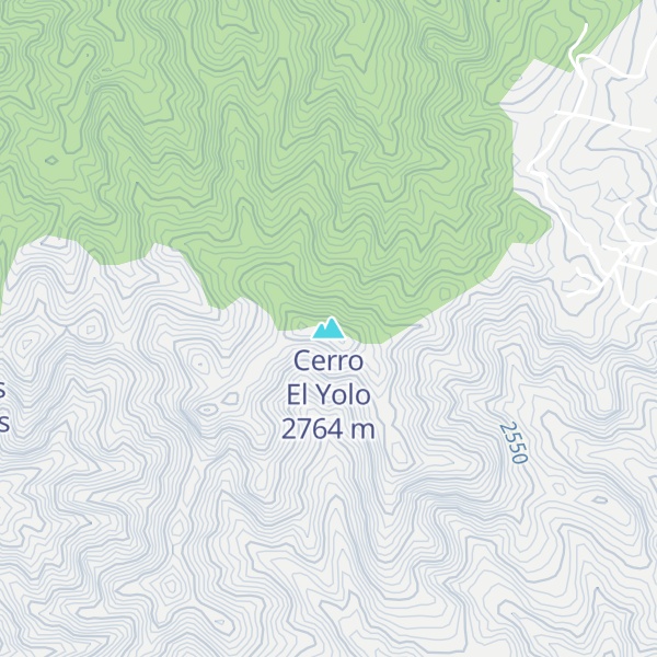 Map of Cerro El Yolo