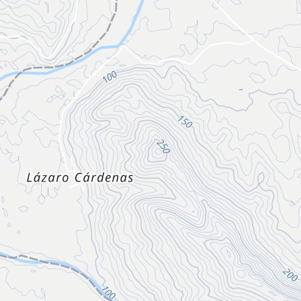 Map of Cerro Agujerado