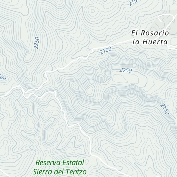 Map of Cerro Grande