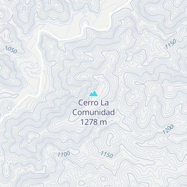 Map of Cerro La Comunidad
