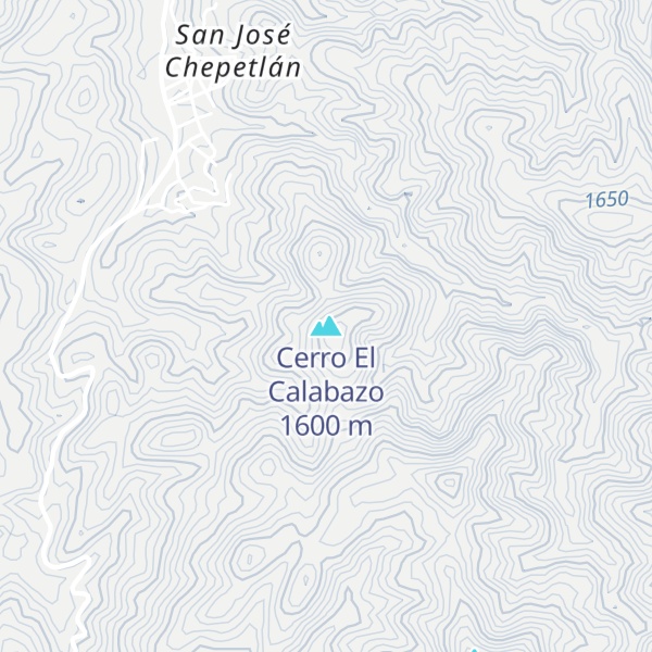 Map of Cerro El Calabazo
