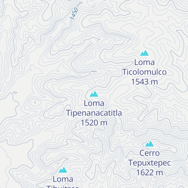 Map of Loma Tipenanacatitla