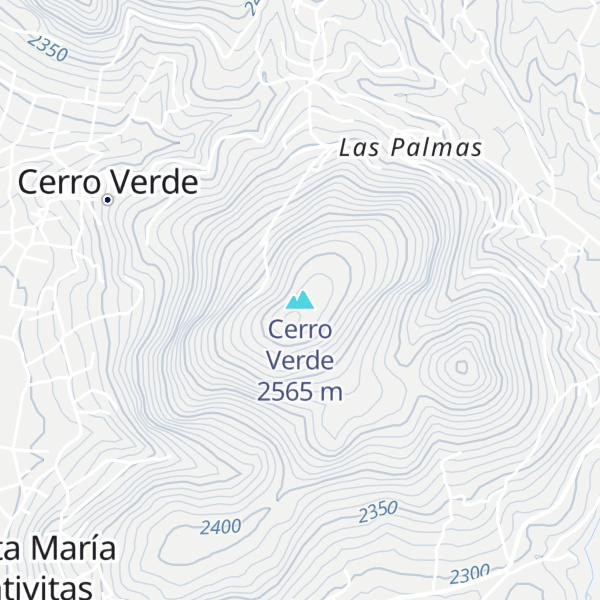 Map of Cerro Verde