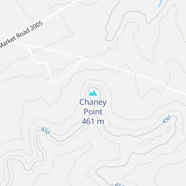 Map of Chaney Point