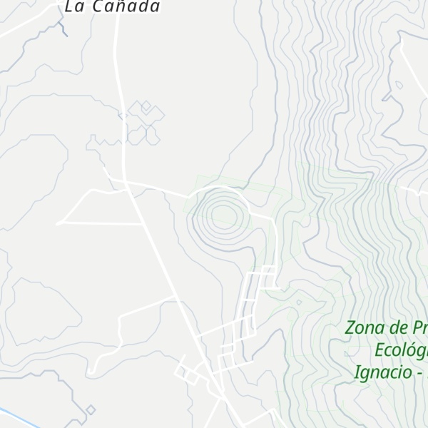 Map of Cerro El Comal