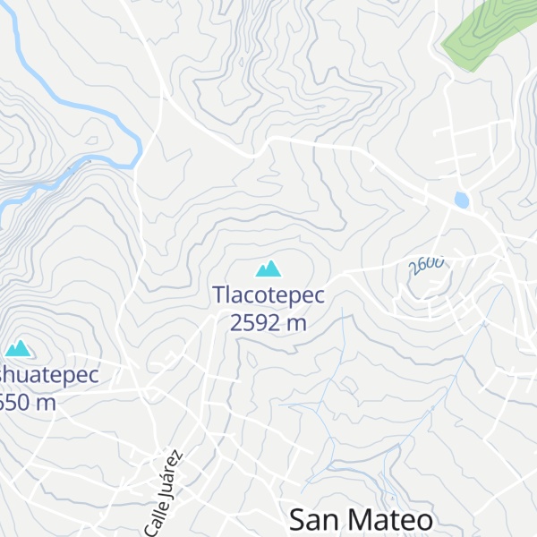 Map of Tlacotepec