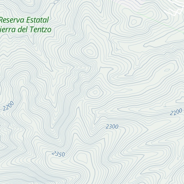 Map of Cerro Modroño