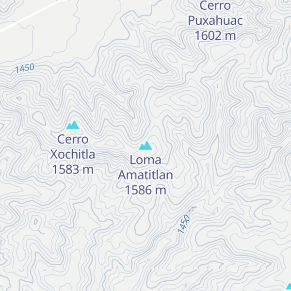 Map of Loma Amatitlan
