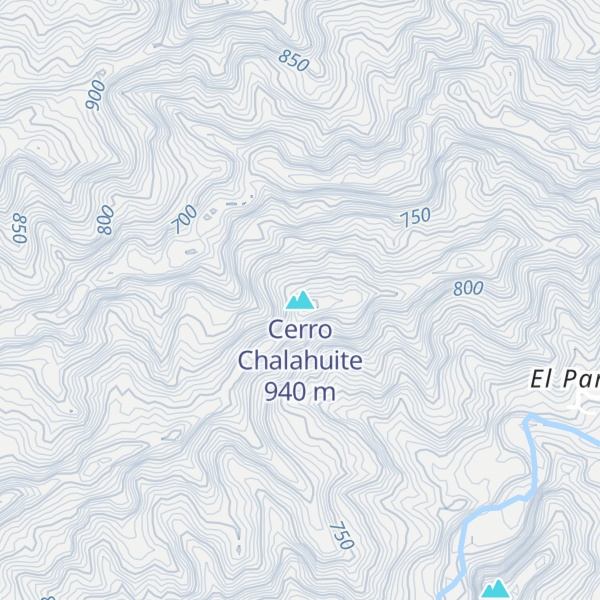 Map of Cerro Chalahuite