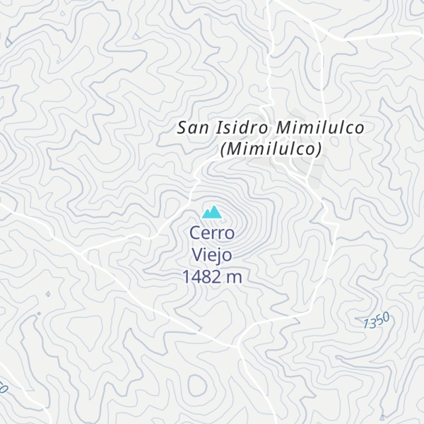 Map of Cerro Viejo