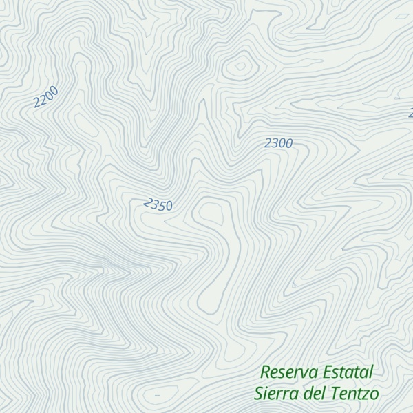 Map of Cerro Las Minas