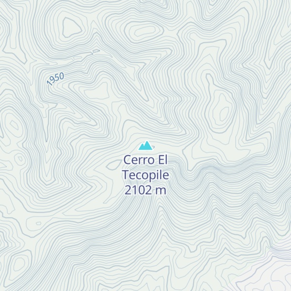 Map of Cerro El Tecopile