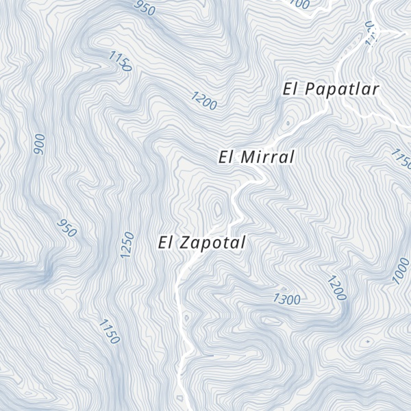 Map of Cerro El Zapotal