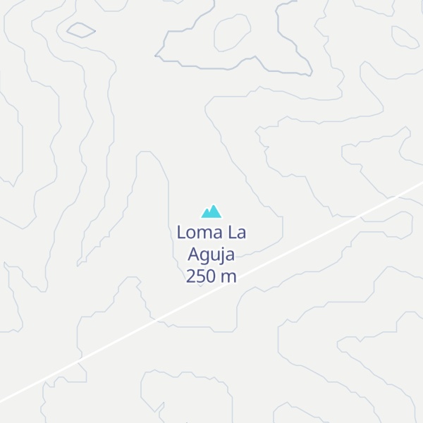 Map of Loma La Aguja