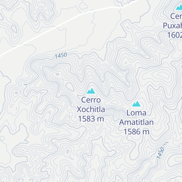 Map of Cerro Xochitla