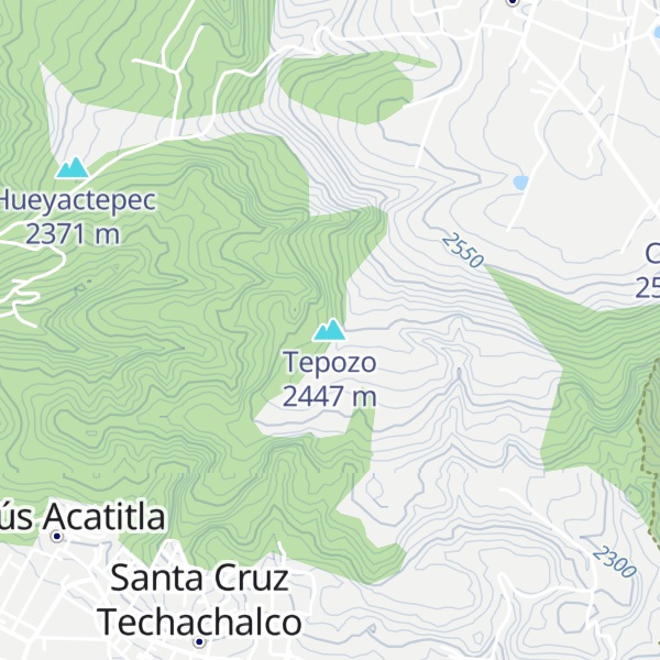 Map of Tepozo