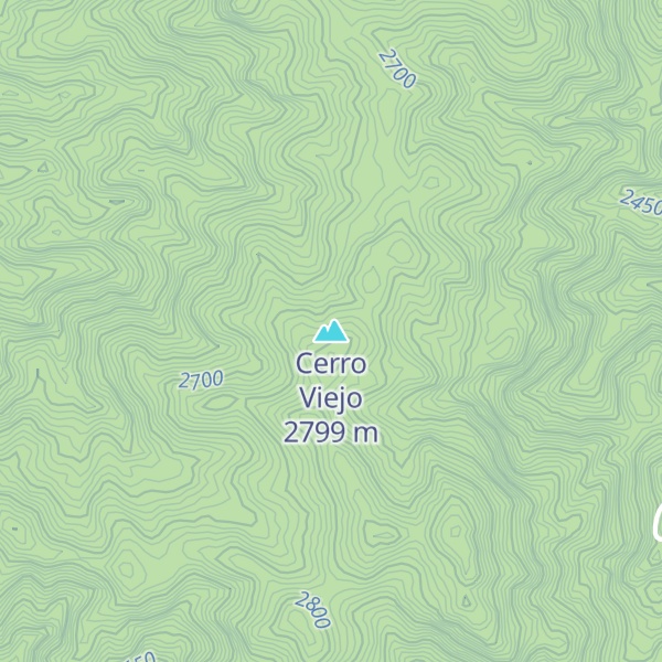 Map of Cerro Viejo