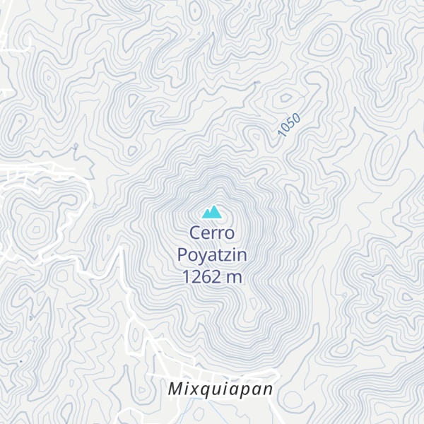 Map of Cerro Poyatzin