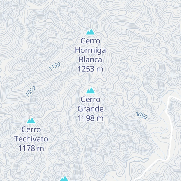 Map of Cerro Grande