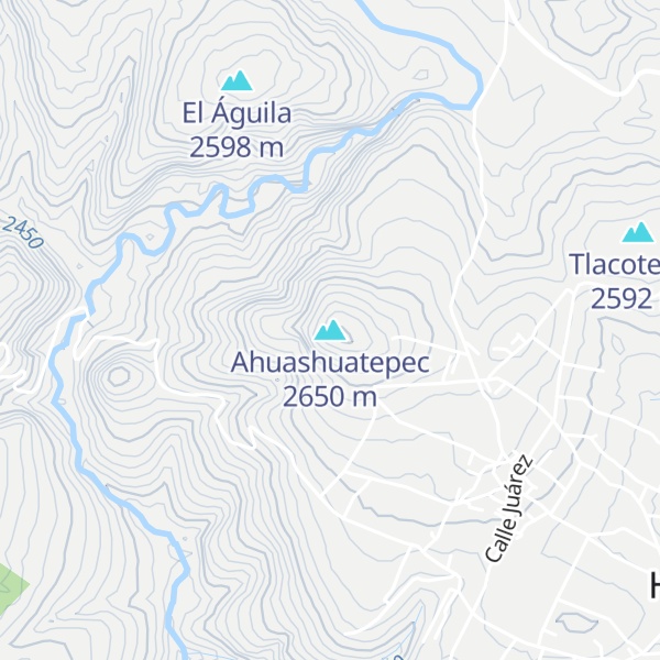 Map of Ahuashuatepec